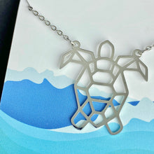 Load image into Gallery viewer, Barney The Sea Turtle Necklace (available in silver & gold)